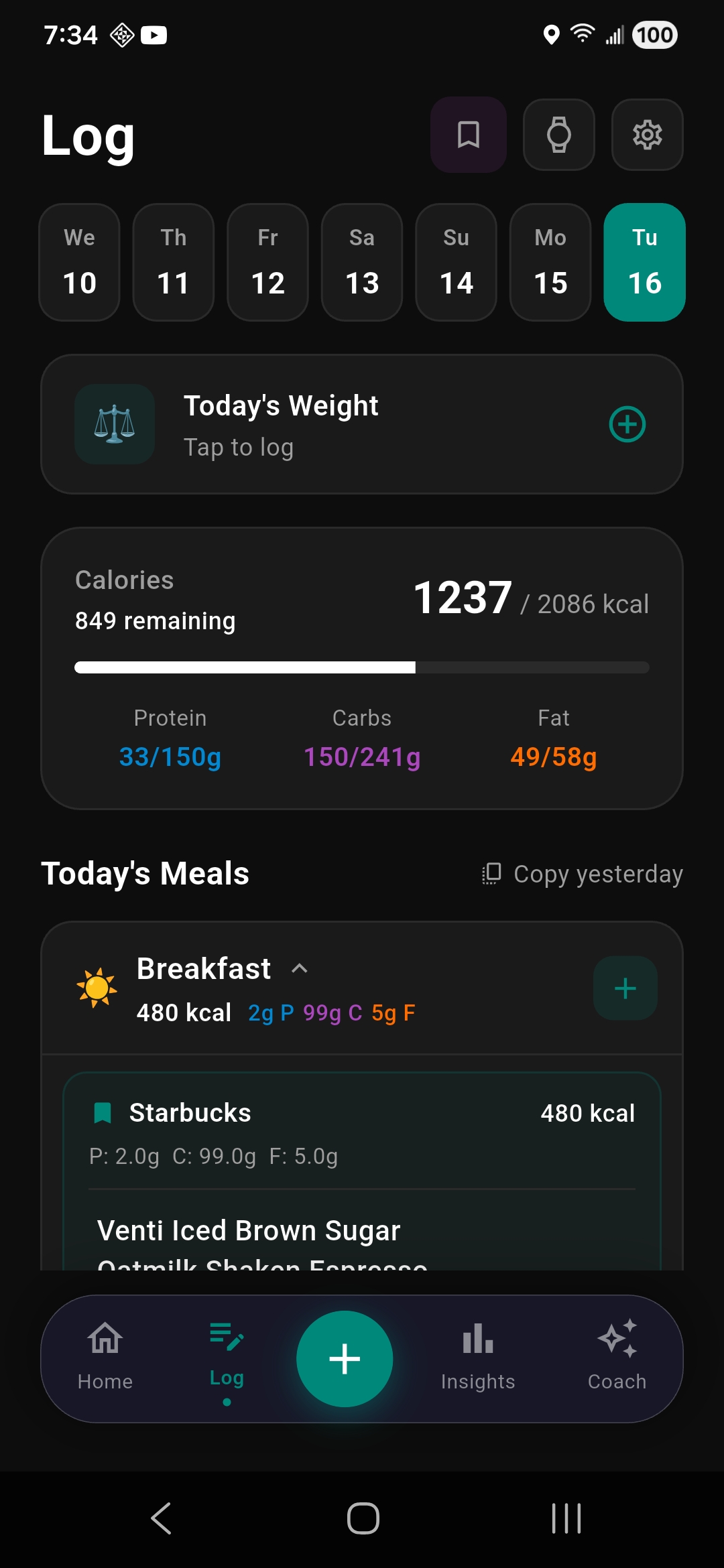 Rekko app — home screen